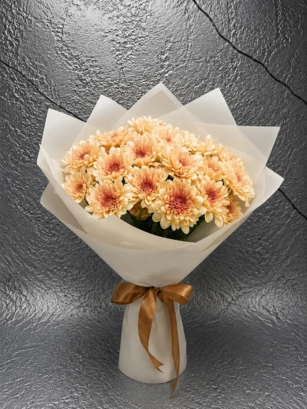Balköpüğü Kasımpatı Buketi 10 Dal. 50 Cm. Buca Çiçekçi BKT0009