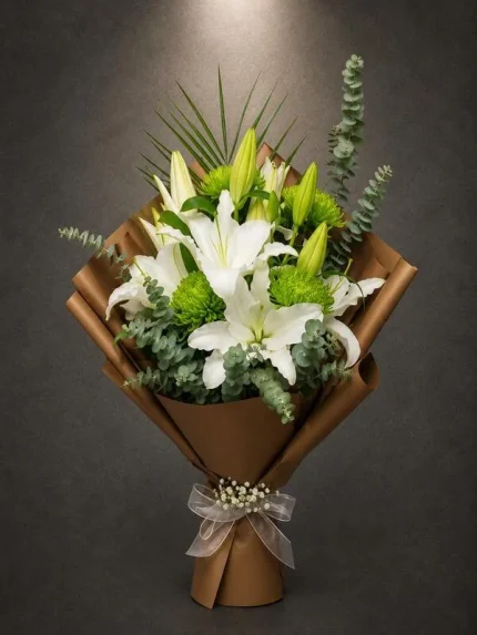 Premium Lilyum Buketi l Buca Çiçekçi l BKT0032